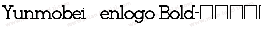 Yunmobei_enlogo Bold字体转换